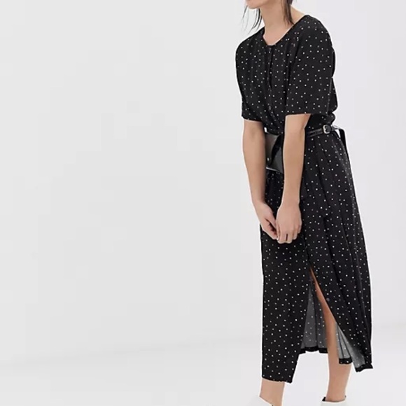 gestuz Dresses & Skirts - Gestuz Harper polka dot midi button through dress